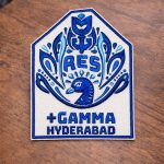 +gamma res hyderabad patch(hex, white background)